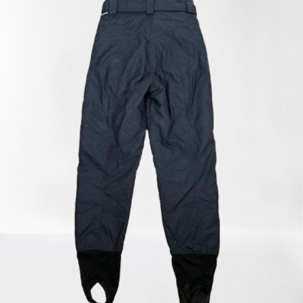 Obermeyer Women Stiletto Stirrup Belted Black Ski Snow Pants Size 8 - Picture 7 of 11